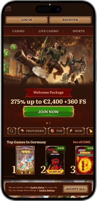 WildRobin Casino App